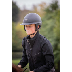 Capacete Penélope viseira longa Preto fosco