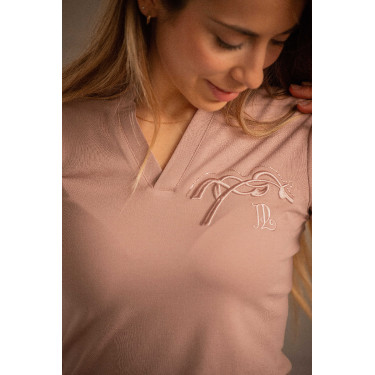 Polo Pénélope Josie Bege / rosa