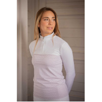 Polo PENELOPE - Debbie Branco / rosa