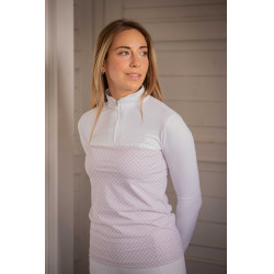 Polo PENELOPE - Debbie Branco / rosa Polo PENELOPE - Debbie Branco / rosa