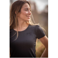 Camiseta Pénélope Techty de mangas curtas Cinzento