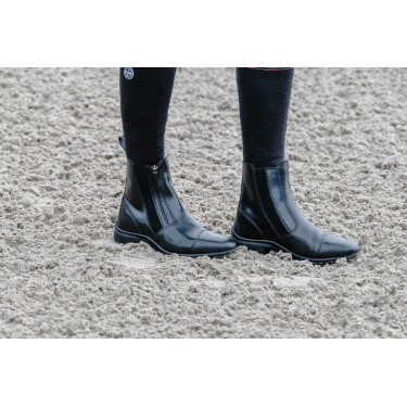Botas zip Equithème Sporty Preto