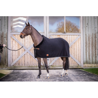 Manta Polar Diagonal Paddock Sport Preto