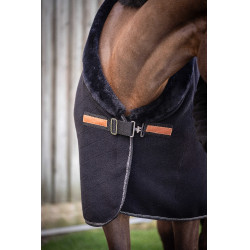 Manta Polar Diagonal Paddock Sport Preto