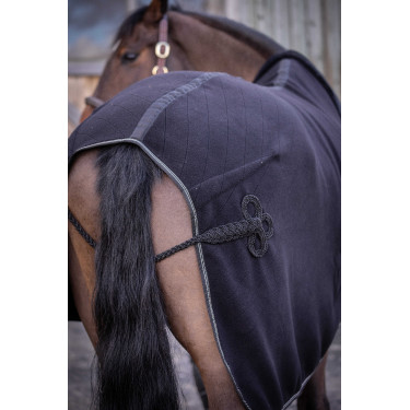 Manta Polar Diagonal Paddock Sport Preto