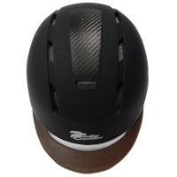 Capacete Privilege Equitação CONFORTO Preto / castanho