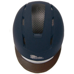 Capacete Privilege Equitação CONFORTO Marinho / castanho Azul