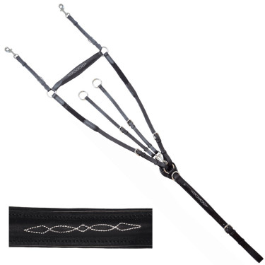 Collier chasse  Privilege Equitation Royan Noir