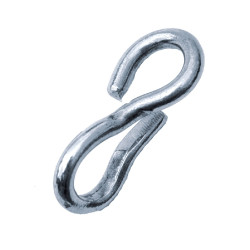 Ganchos de corrente Privilege Equitation Inox Cinzento