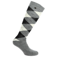 Meias Equithème Argyle feminina Cinza / cru Cinzento