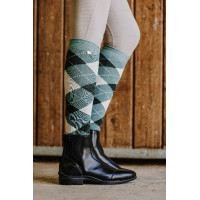 Meias Equithème Argyle feminina Bege / cru Meias Equithème Argyle feminina Bege / cru