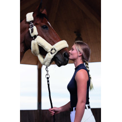 Caveção Equithème Teddy Chocolate / cru Castanho