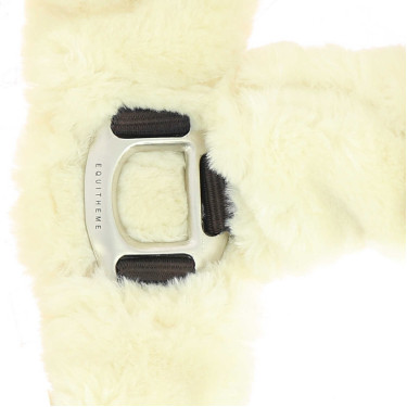 Caveção Equithème Teddy Chocolate / cru Castanho