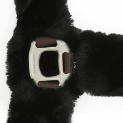 Caveção Equithème Teddy Preto / castanho