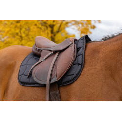 Almofada de sela Equithème Satin Preto