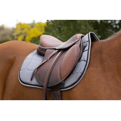 Almofada de sela Equithème Satin Cinzento
