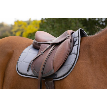 Almofada de sela Equithème Satin Cinzento