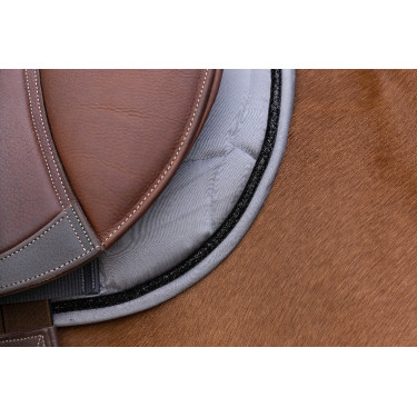 Almofada de sela Equithème Satin Cinzento