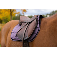 Almofada de sela Equithème Satin Ameixa Violeta