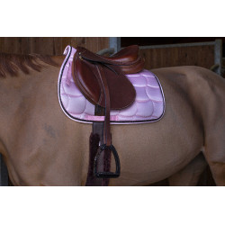 Almofada de sela Equithème Satin Rosa claro