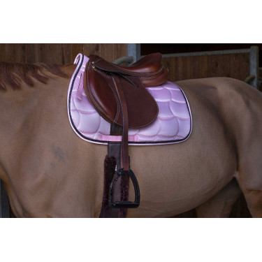 Almofada de sela Equithème Satin Rosa claro