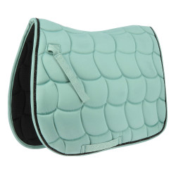 Almofada de sela Equithème Satin Cinza azul Cinzento
