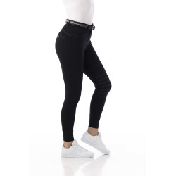 Calça Equithème Safir Preto / azul