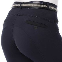 Calça Equithème Safir Marinho / preto Azul