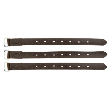 Contrafivelas para sela mista Norton Club Rexine Evol Castanho