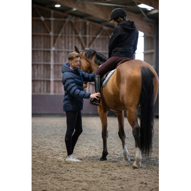 Casaco acolchoado masculino Equithème Michael Azul-marinho