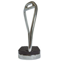Estribo Ergonômico Privilège Equitation Inox Cinzento