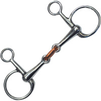 Filete Baucher Dupla Quebradura Privilege Equitation Inox / cobre