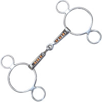 Filete de concurso Mac Genis Privilégio Equitação Inox / cobre