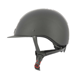 Capacete Equithème Pepit Preto / cromado Capacete Equithème Pepit Preto / cromado
