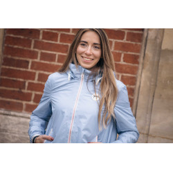 Impermeável Pénélope RainShort Ártico Azul