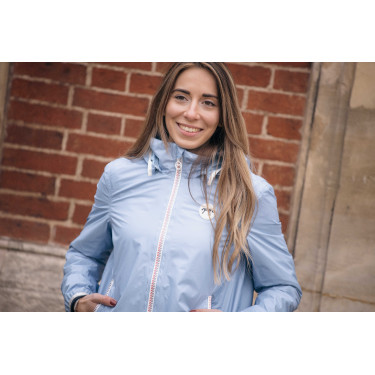 Impermeável Pénélope RainShort Ártico Azul