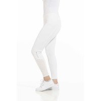 Calça Equithème Brigitte com fundo de silicone Branco