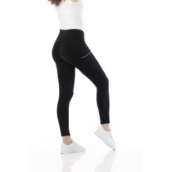 Calça Equithème Brigitte com fundo de silicone Preto