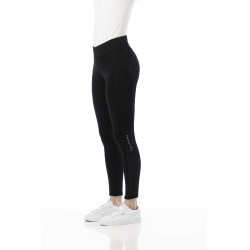 Calça Equithème Brigitte com fundo de silicone Preto