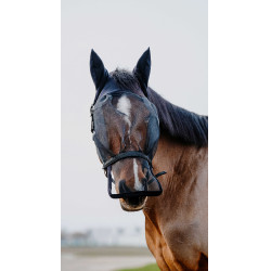 Caveção + máscara anti-UV Equithème Preto Caveção + máscara anti-UV Equithème Preto