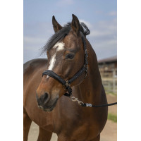 Caveção Equithème Nylon Strass Azul-marinho