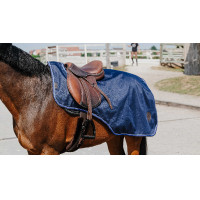 Cobre-rins Equithème Classic 600D Azul-marinho Cobre-rins Equithème Classic 600D Azul-marinho