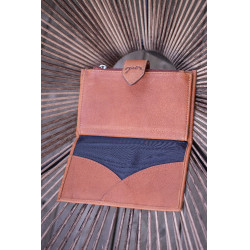 Carteira Pénélope Bertille Conhaque Castanho