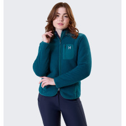 Casaco polar Horseware Pace feminino Dinastia verde