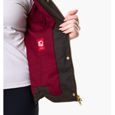 Manteau encerado Horseware 40 anos mulher Bay heritage / verde rambo