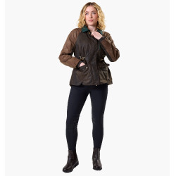 Manteau encerado Horseware 40 anos mulher Bay heritage / verde rambo