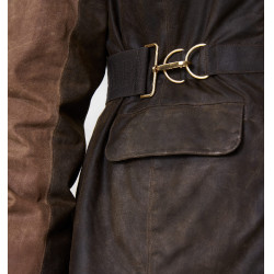 Manteau encerado Horseware 40 anos mulher Bay heritage / verde rambo