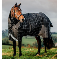 Cobertor Horseware Rhino Turnout Bundle liner 0g e 200g Xadrez preto / preto e branco Motivos