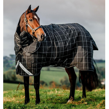 Cobertor Horseware Rhino Turnout Bundle liner 0g e 200g Xadrez preto / preto e branco Motivos