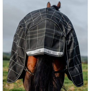 Cobertor Horseware Rhino Turnout Bundle liner 0g e 200g Xadrez preto / preto e branco Motivos